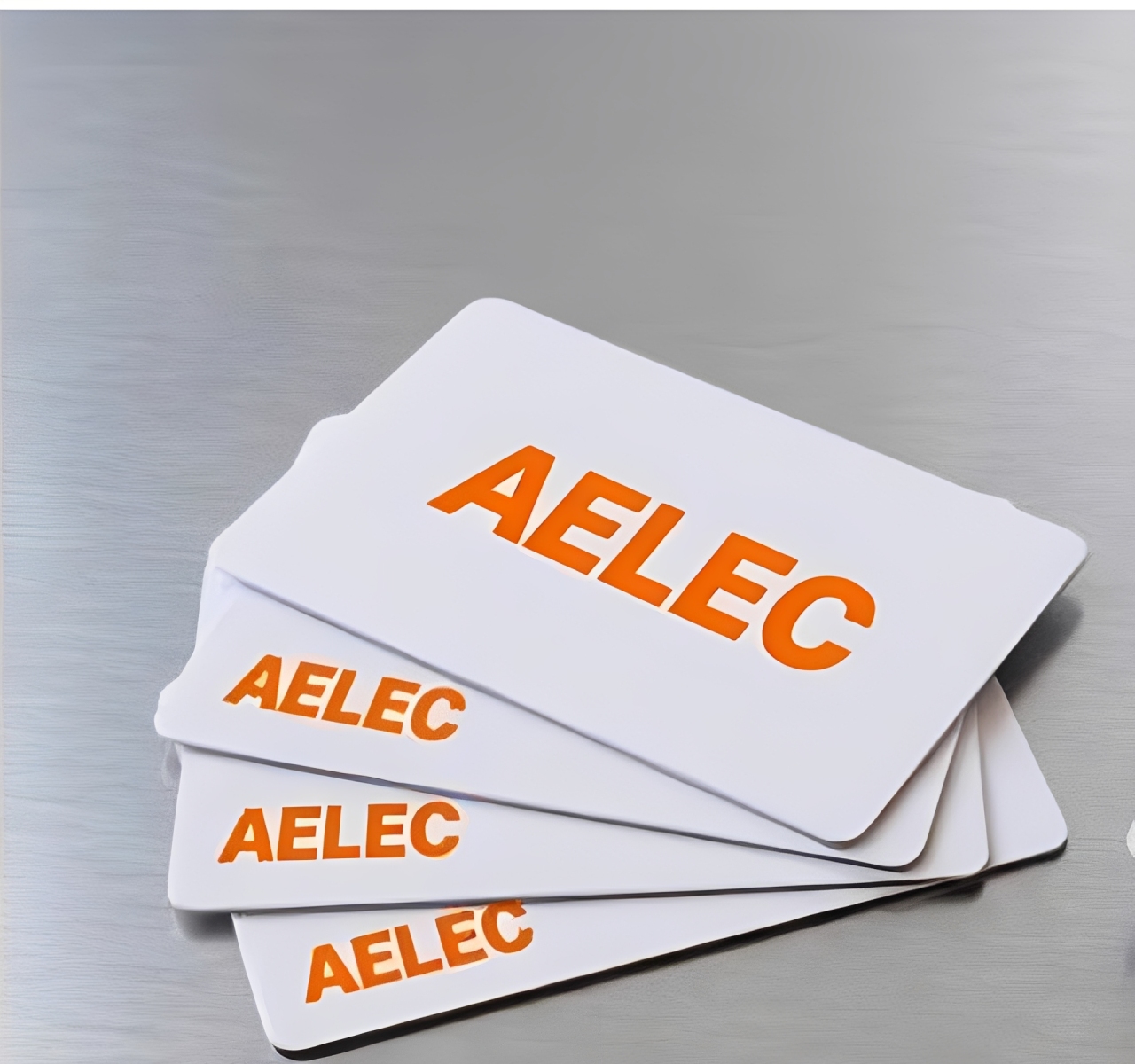 Cartes de lecteur PVC blanches imprimées AELEC